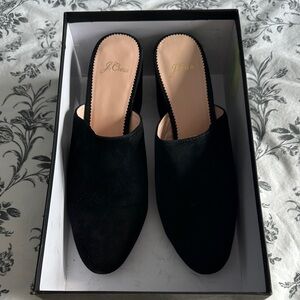 J. Crew Women's Classic Black Mules 8.5